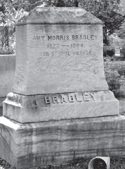 Amy Morris Bradley’s grave