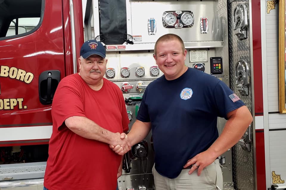 Retired Vassalboro fire chief recognized for 30 years of service