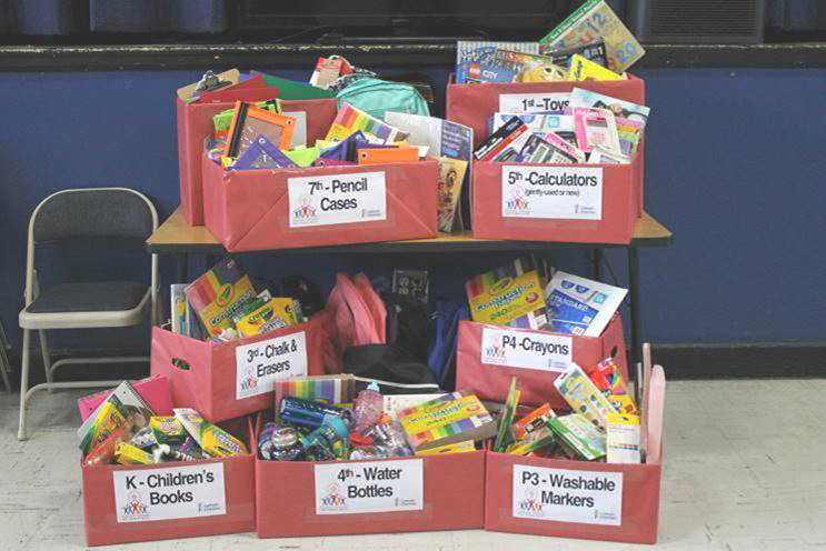 Area students give to those in need
