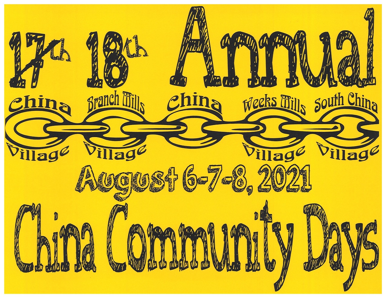 18th annual China Community Days set for Aug. 6-8, 2021