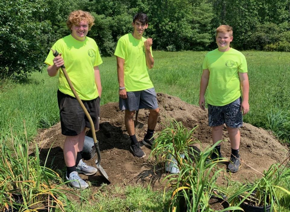 2021 Youth Conservation Corps (YCC) at work