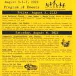 EVENTS: China Community Days schedule of events Friday, August 5 - Sunday, August 7