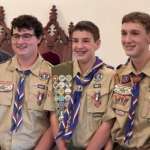Three brothers complete Eagle Scout hat trick
