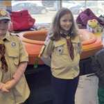 Scouts fill kayak for Feed-A-Neighbor program
