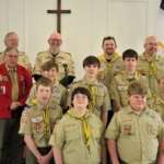 China scouts provide morning worship on Boy Scout Sunday
