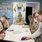 Scouts hold merit badge college
