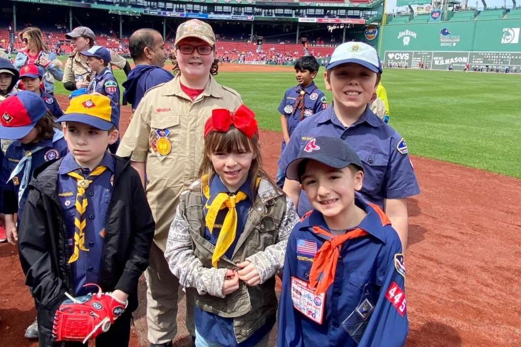 Local scouts attend Red Sox game at Fenway Park