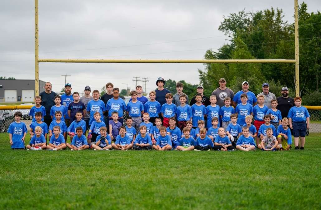 TEAM PHOTO: PAL football camp junior group