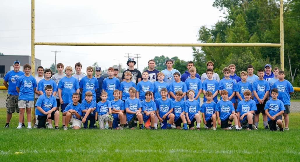 TEAM PHOTO: PAL football camp senior group