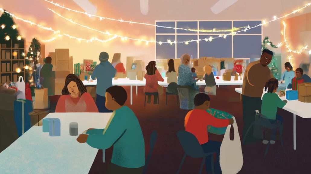 Skowhegan charter school hosts first Giving Room