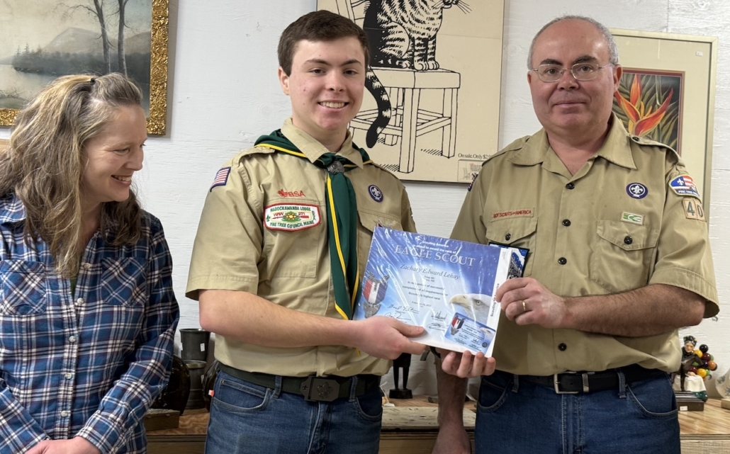 Zachary LeHay earns Eagle Scout status